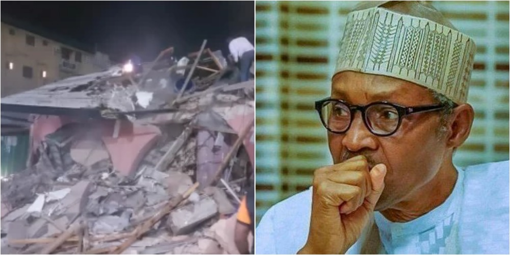 Buhari Reacts To story Building Collapse-Lagos