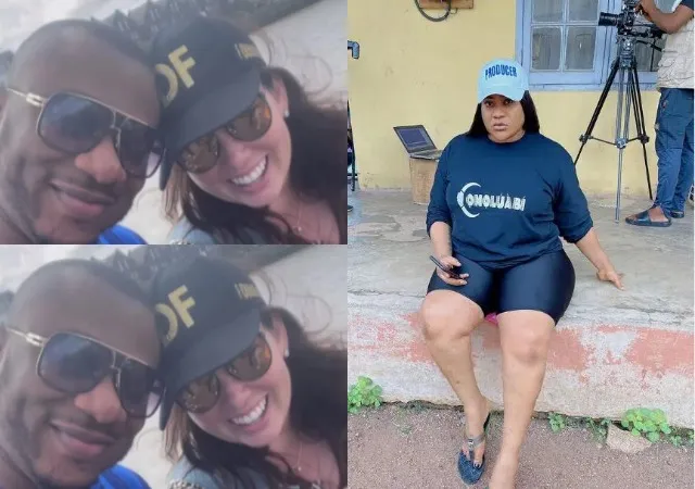 Reactions as Nkechi Blessing’s estrange lover, shares loved up moment with his new lover