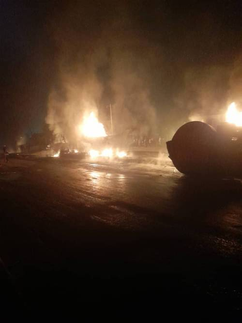 Lagos Tanker Explosion Three Killed, Others Injured