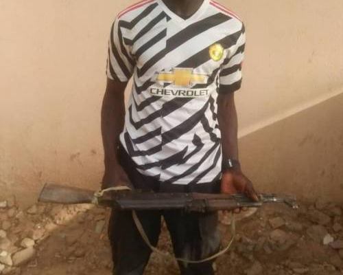 Military Personnel Arrested With ‘Stolen AK-47 Rifle, Ammunition’ Hidden Inside Sack In Yobe