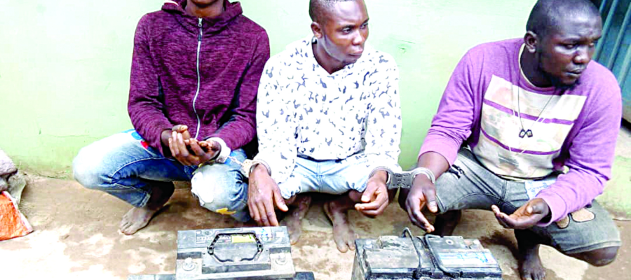 Police Arrest Three Suspected Armed Robbers In Ogun