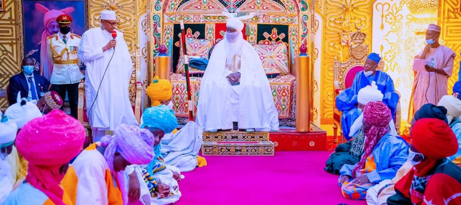 Buhari Meets Victims Of Kano Explosion, Says He Is Extremely Pained