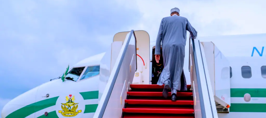 Buhari Departs Abuja For AU Summit In Equatorial Guinea